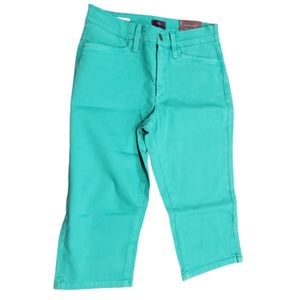 NYDJ Women's Kaelin Skimmer Jean Short, Jade Mint